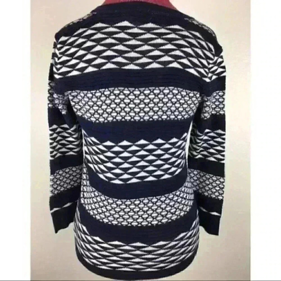 New Merona Cardigan Sweater Size Xs Geometric NWOT - Picture 8 of 8